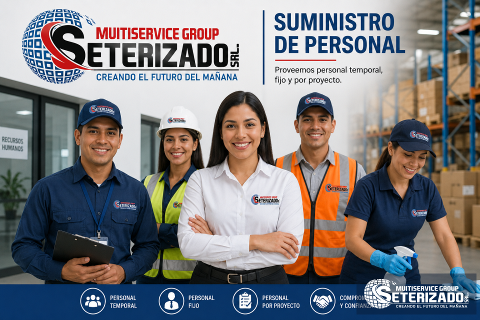 Personal uniformado de Seterizado suministrado a una empresa